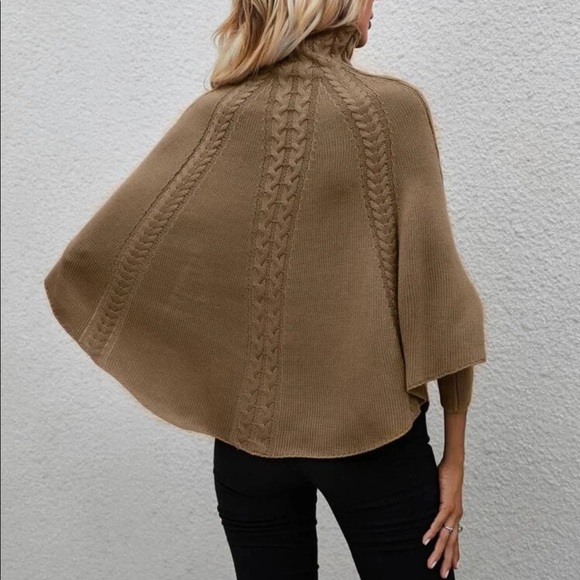 Boho cable knit sweater dark gray - Picture 5 of 16